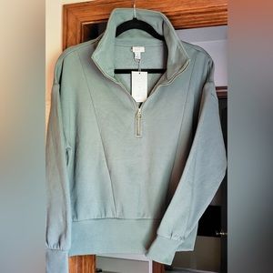 Brand New, Teal, Pull-Over Sweatshirt